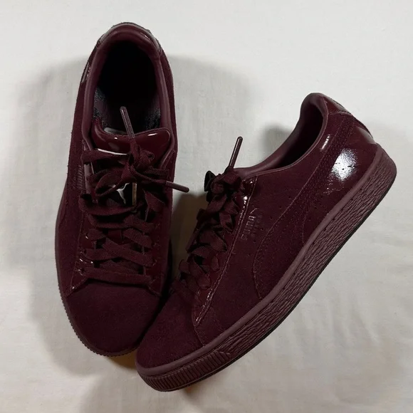 Puma Women's Burgundy Sneakers - Picture 1 of 9